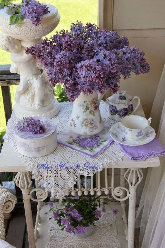 Beautiful Lilac Tea Set Pictures, Photos, and Images for Facebook