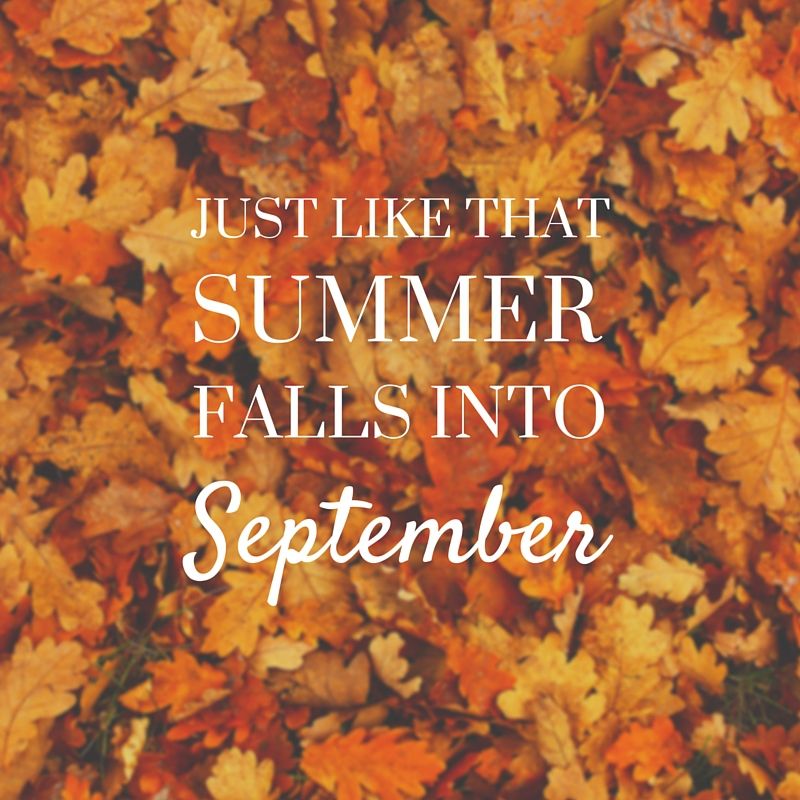 Just Like That, Summer Falls Into September Pictures, Photos, and
