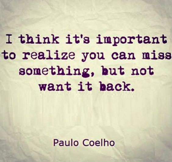 I Think It's Important To Realize You Can Miss Something ...