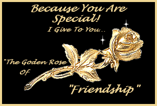 Because You Are So Special! I Give To You The Golden Rose 