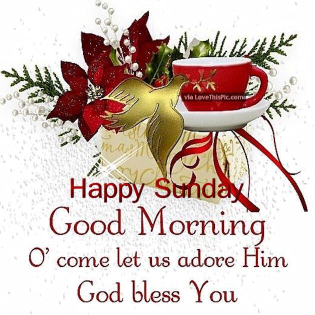 Happy Sunday Come Let Us Adore Him Pictures, Photos, and Images for