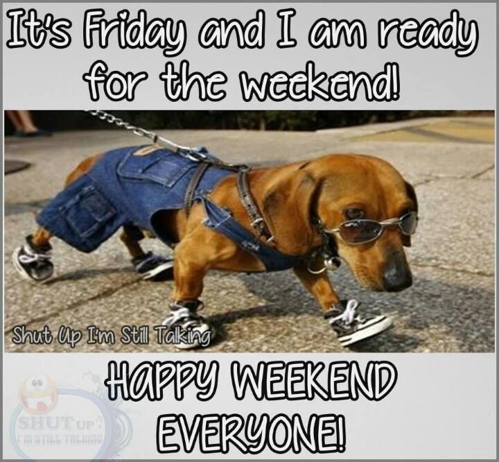 It's Friday And I Am Ready For The Weekend! Happy Weekend Everyone