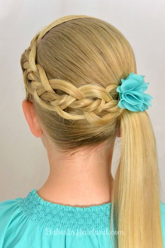 Elegant Braided Side Ponytail Pictures Photos And Images For