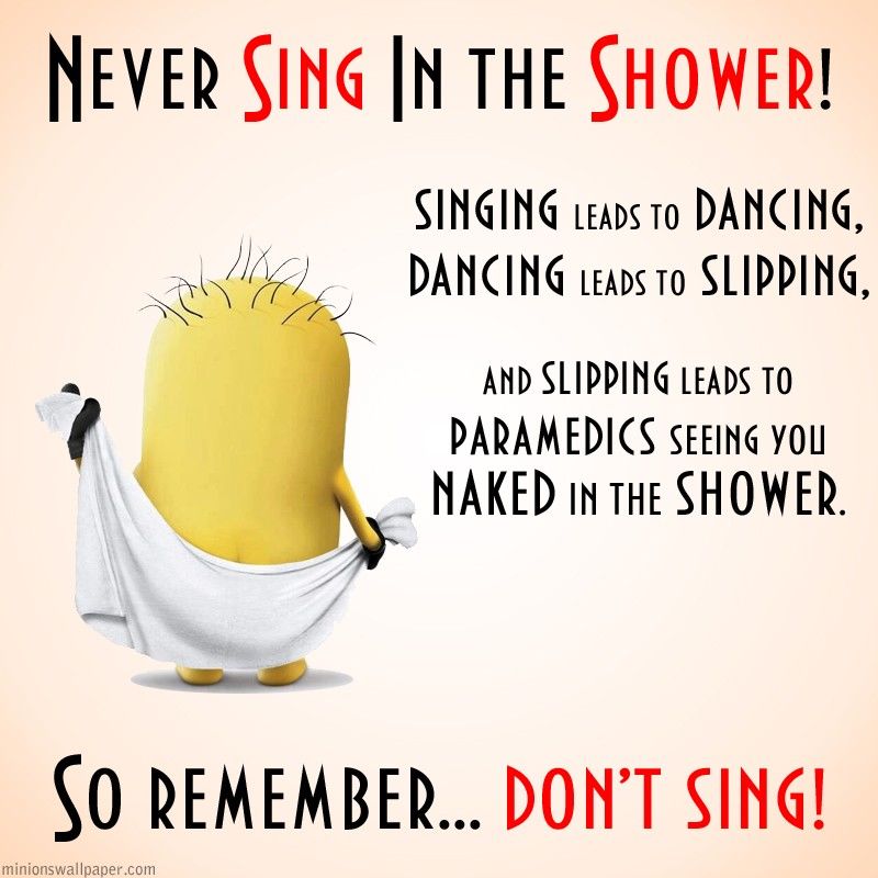 Never Sing In The Shower Pictures, Photos, and Images for Facebook