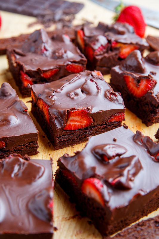 Chocolate Cover Strawberry Brownies Pictures, Photos, and Chocolate Cover Strawberry Brownies Pictures, Photos, and