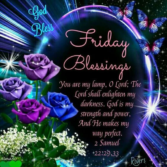 Colorful Rose Friday Blessing Pictures, Photos, and Images 