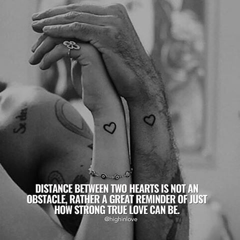 Distance Between Two Hearts Pictures, Photos, and Images for Facebook