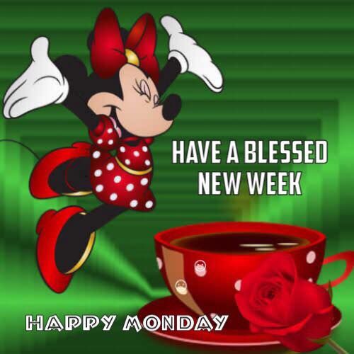 Minnie Mouse Blessed New Week Happy Monday Image Pictures 
