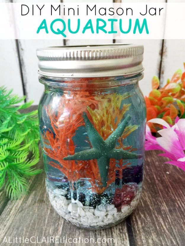 Mini Mason Jar Aquariums Pictures, Photos, and Images for Facebook