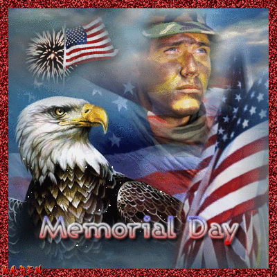 Eagle &amp; Soldier Memorial Day Gif Pictures, Photos, and Images for