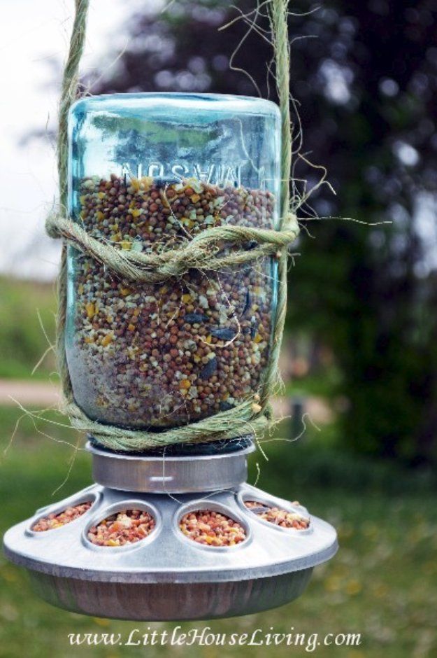 Mason Jar Bird Feeder Pictures Photos And Images For Facebook