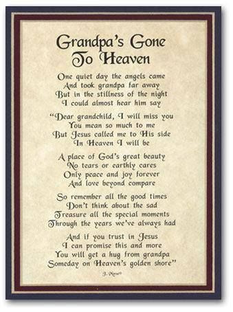 grandad in heaven on fathers day