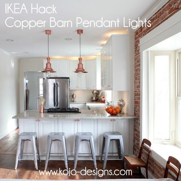 Ikea Hack Copper Barn Pendant Lights Pictures Photos And Images