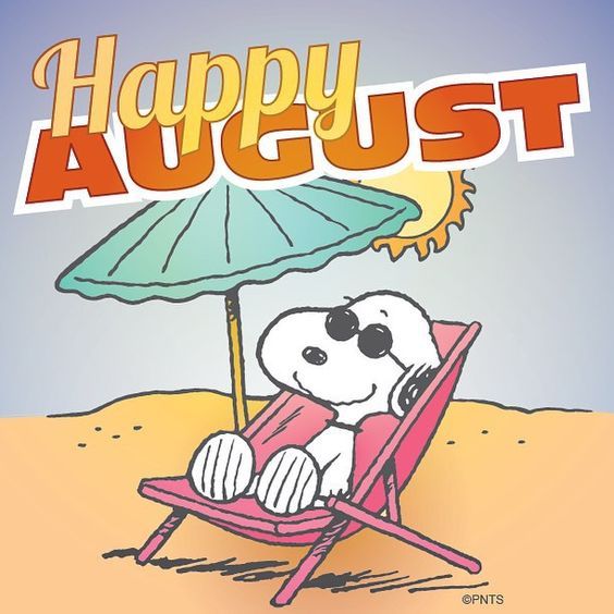 Snoopy Beach Happy August Image Pictures, Photos, and Images for