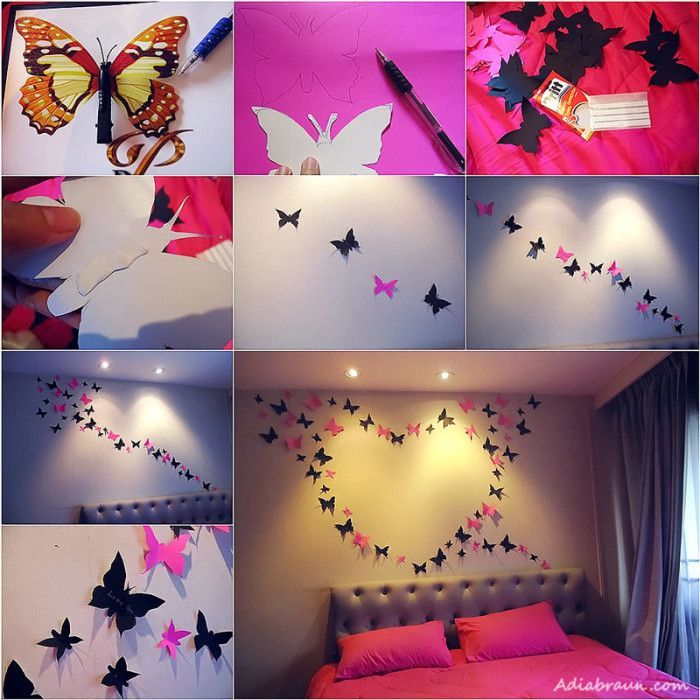 Diy Butterfly Wall Decoration Pictures Photos And Images For
