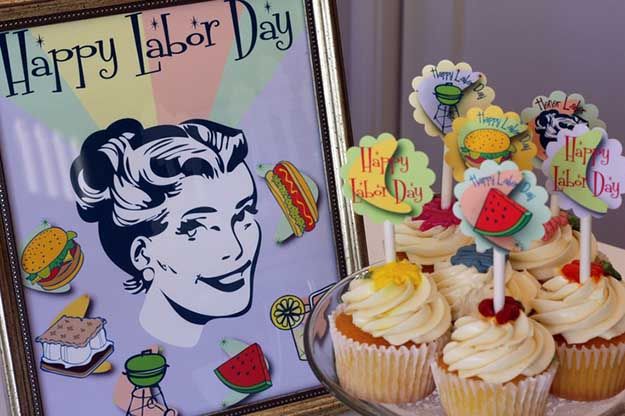 Retro Labor Day Free Printables For Party Decor Pictures Photos