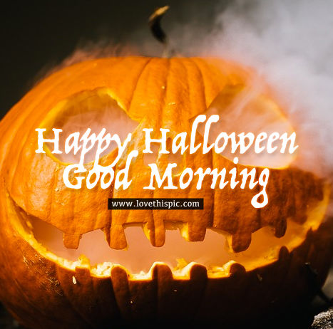 Spooky Jack O Lantern - Happy Halloween, Good Morning Pictures, Photos