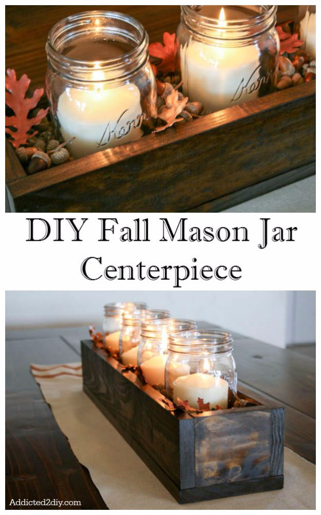 Fall Mason Jar Centerpiece Pictures Photos And Images For