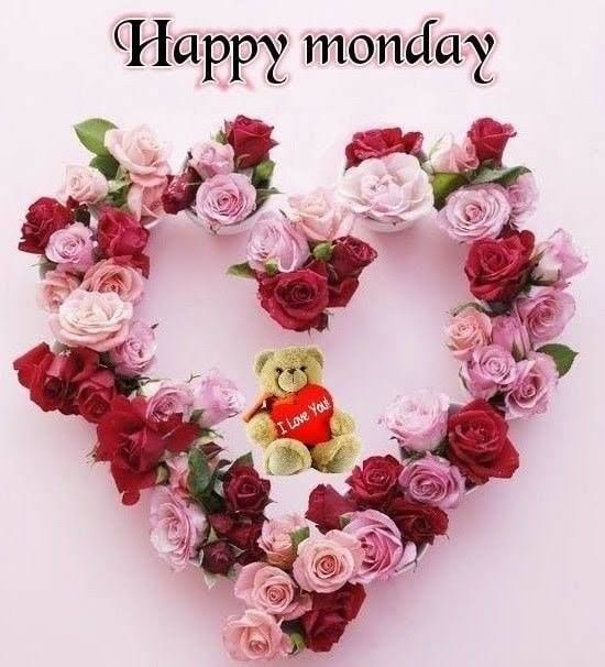 Floral Heart Happy Monday Image Pictures, Photos, and Images for