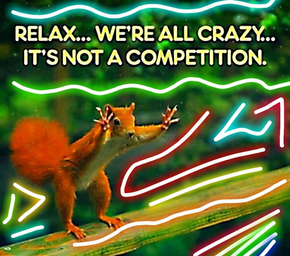 Relax...We're All Crazy...It's Not A Competition Pictures, Photos, and