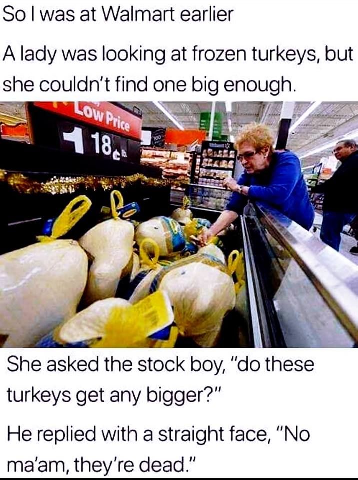 The Story Of The Frozen Turkeys At Walmart Pictures, Photos, and Images