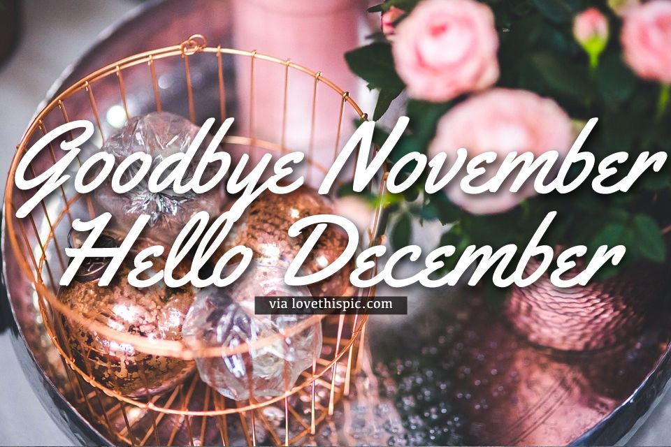 Glass Ball Goodbye November Hello December Pictures, Photos, and Images