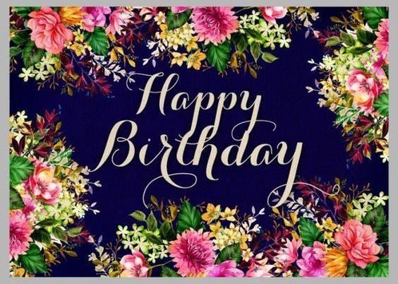 Beautiful Floral Happy Birthday Quote Pictures, Photos, and Images for