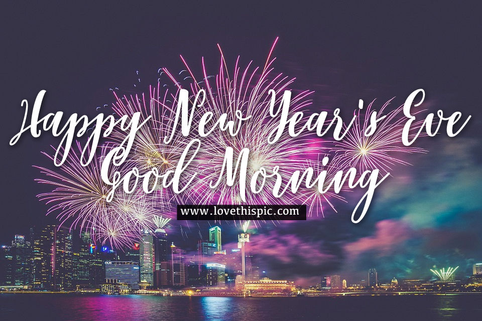 Purple Fireworks New Years Eve Morning Image Pictures, Photos, and