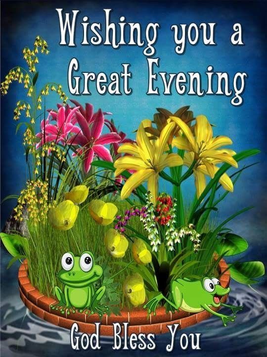 Wishes For A Great Evening Pictures, Photos, and Images for Facebook