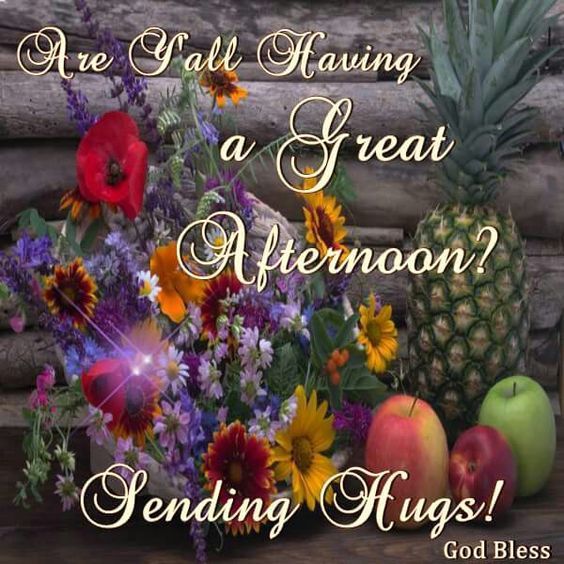 Are Y'all Have A Great Afternoon? Sending Hugs! Pictures, Photos, and