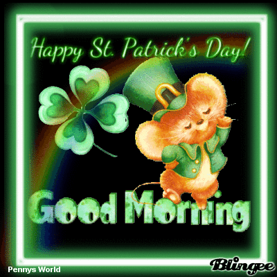 Animated Happy St. Patrick's Day Good Morning Image Pictures, Photos