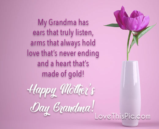 happy mothers day to my grandma