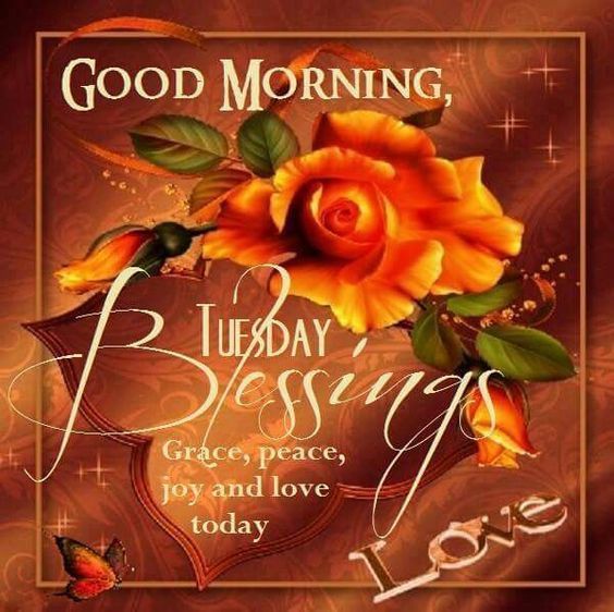 Grace, Peace, Joy And Love Today - Good Morning Tuesday Blessings