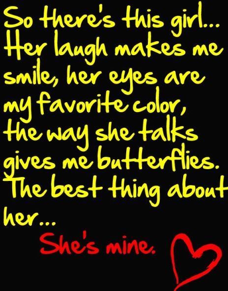 there's this girl pictures of you with me