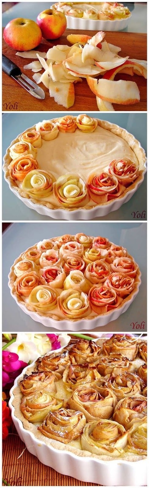 DIY Flower Apple Pie DIY Flower Apple Pie