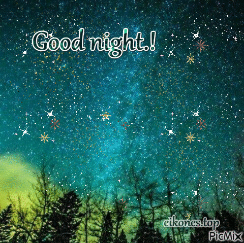 Starry Sky Good Night Gif Pictures, Photos, and Images for Facebook