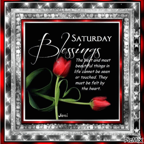Saturday Blessing Red Tulip Gif Pictures, Photos, and Images for