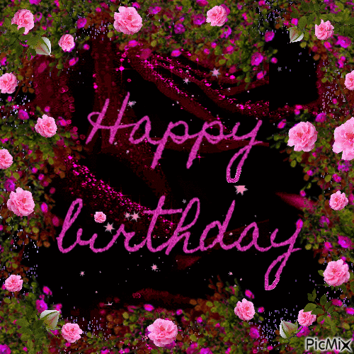 Happy Birthday Rose Gif Quote Pictures, Photos, and Images for Facebook