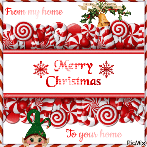 Peppermint Merry Christmas Animated Quote Pictures, Photos, and Images