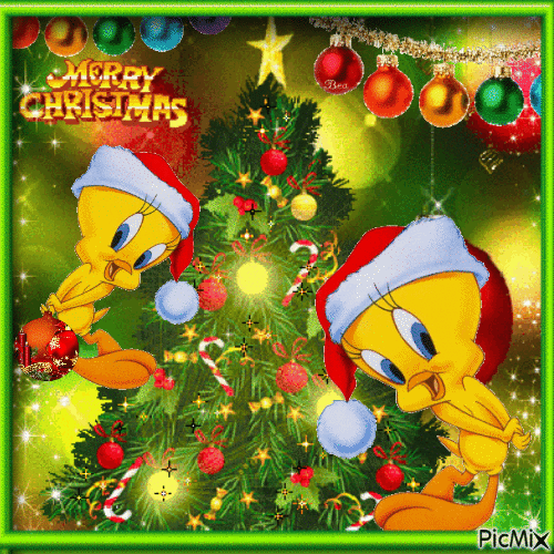 Tweety Bird Merry Christmas Gif Pictures, Photos, and Images for
