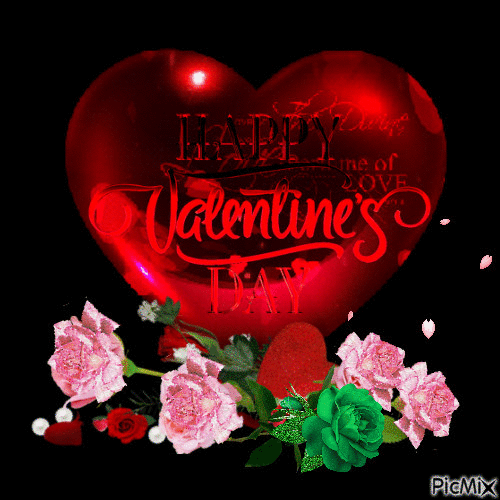 flashing red happy valentines day heart pictures photos and images for facebook tumblr pinterest and twitter