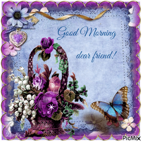Dear Friend, Good Morning Gif Pictures, Photos, and Images for Facebook