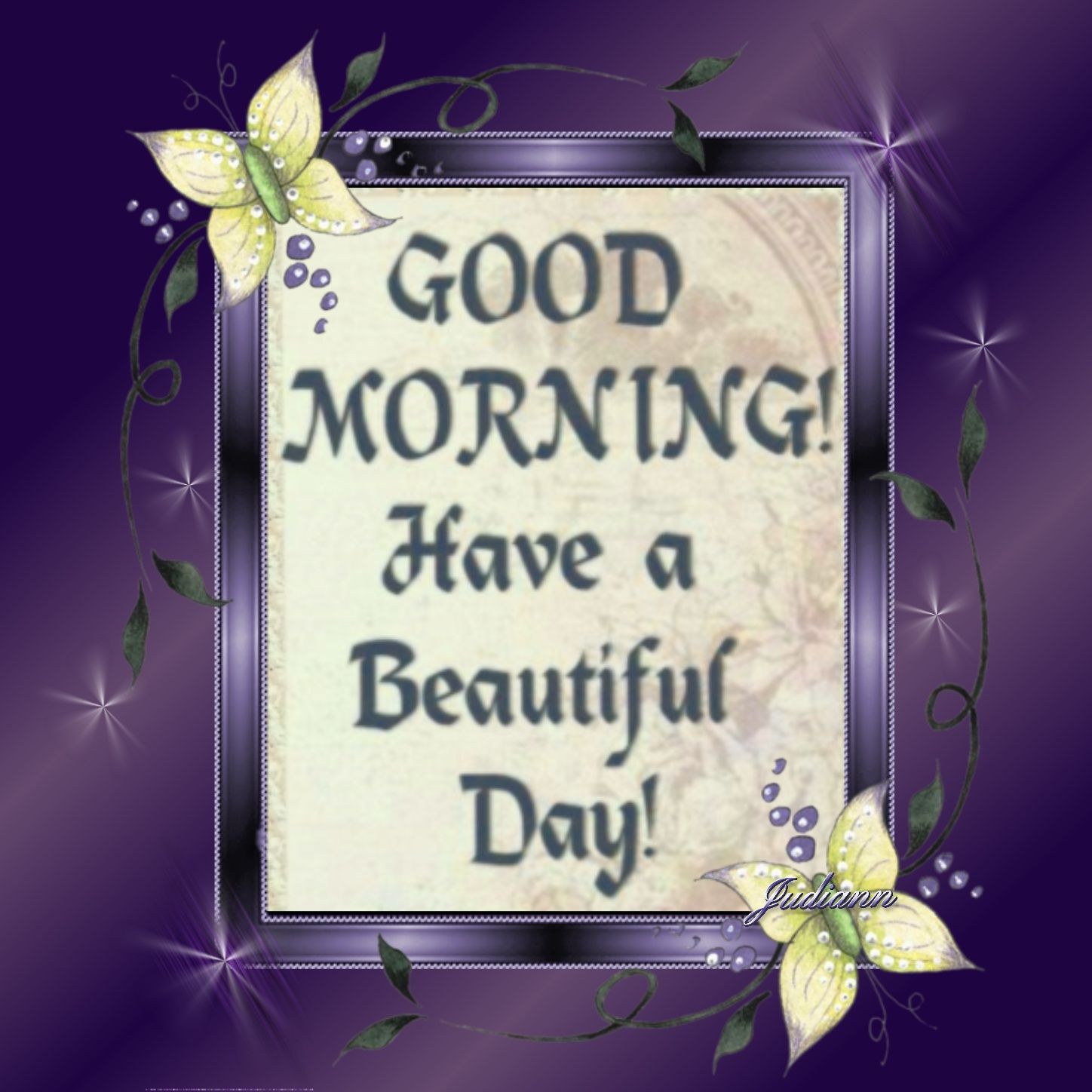 Flower Butterfly Good Morning Have A Beautiful Day Pictures, Photos