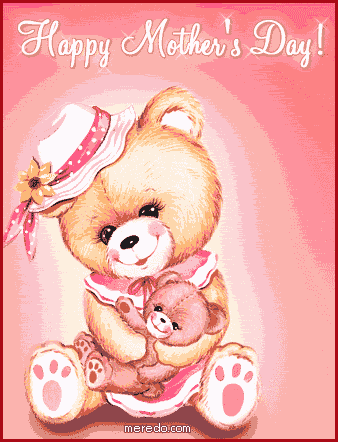 Teddy Holding Baby Teddy Bear - Happy Mother’s Day Pictures, Photos