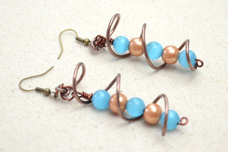 Earrings With Wire And Beads Pictures, Photos, and Images for Facebook, Tumblr, Pinterest, and