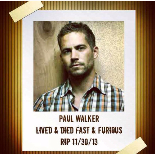 Paul Walker Lived Fast And Furious Pictures, Photos, and Images for
