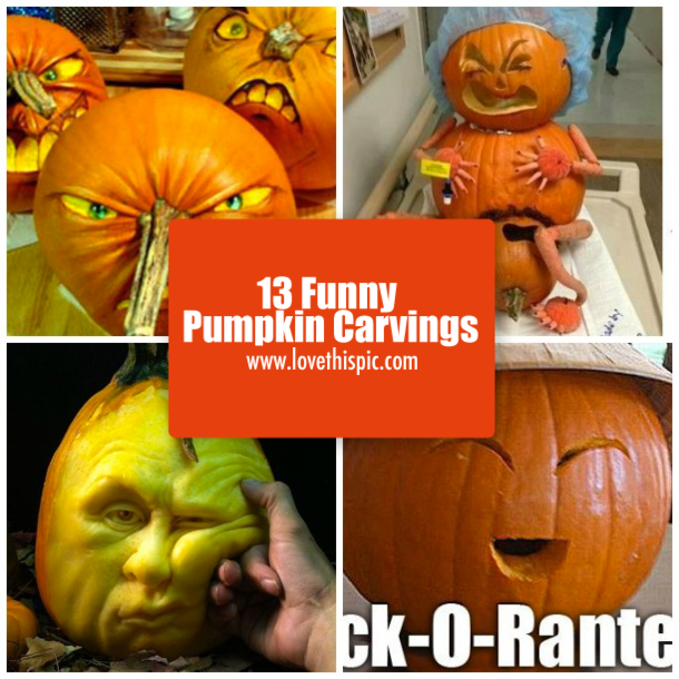 13 Funny Pumpkin Carvings