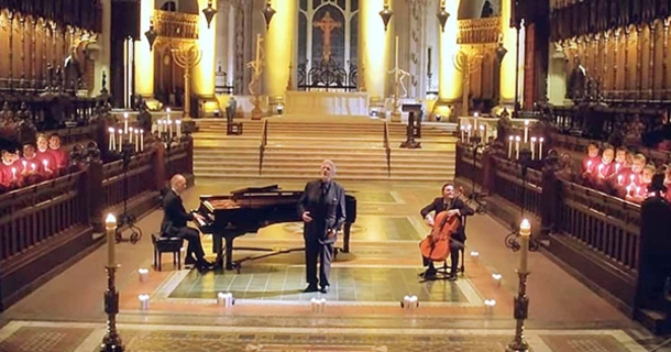 Mega Star Sings Their Version Of "Silent Night" Inside Huge Church - I