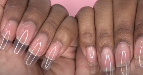 DIY Clear Acrylic Nails Tutorial For Beginners