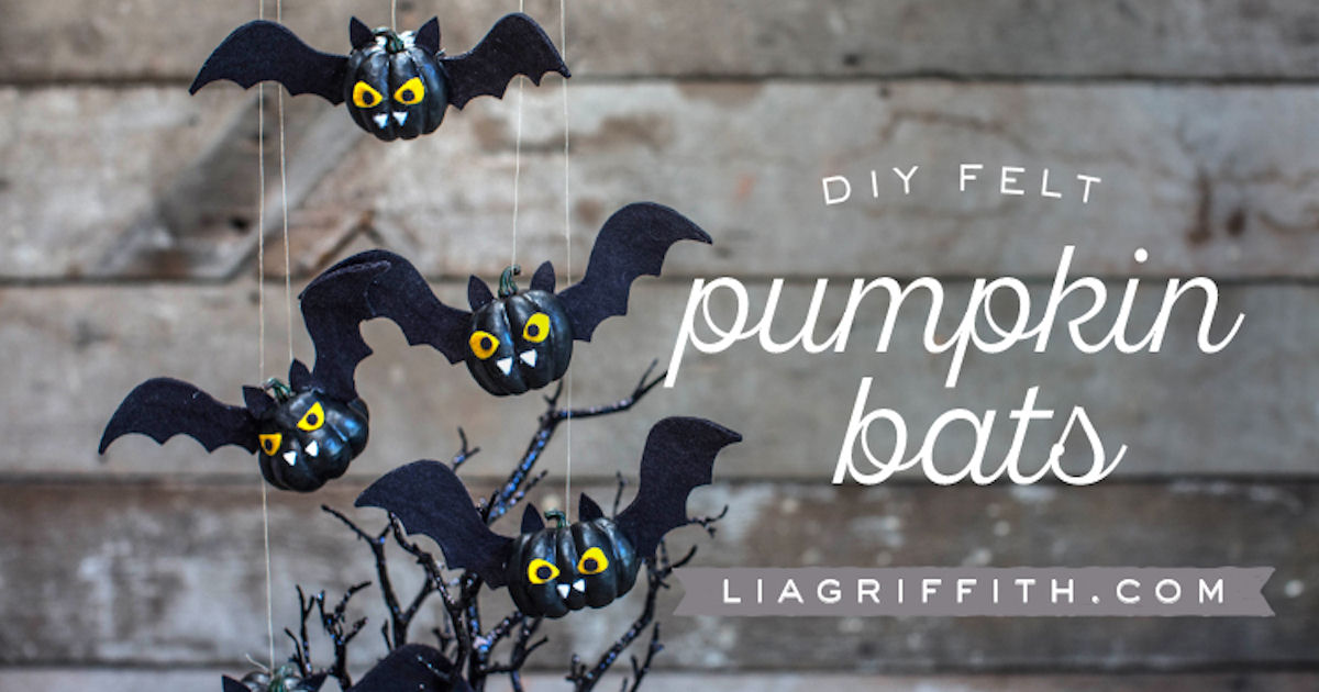 DIY Felt Pumpkin Bats Pictures, Photos, and Images for Facebook, Tumblr